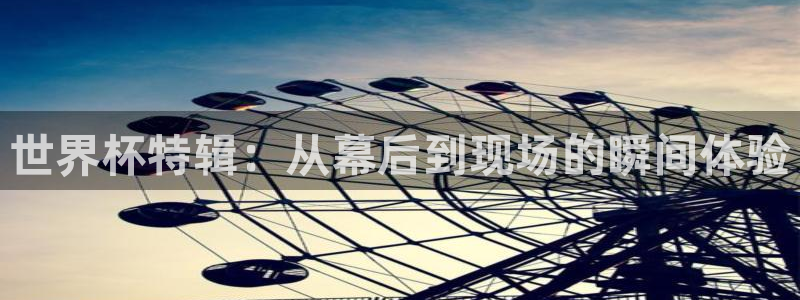 世界杯官网：世界杯特辑：从幕后到现场的瞬间体验