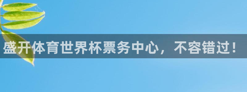 世界杯今日赛程直播：盛开体育世界杯票务中心，不容错过！