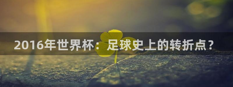 2026世界杯赛:2016年世界杯:足球史上的转折点?